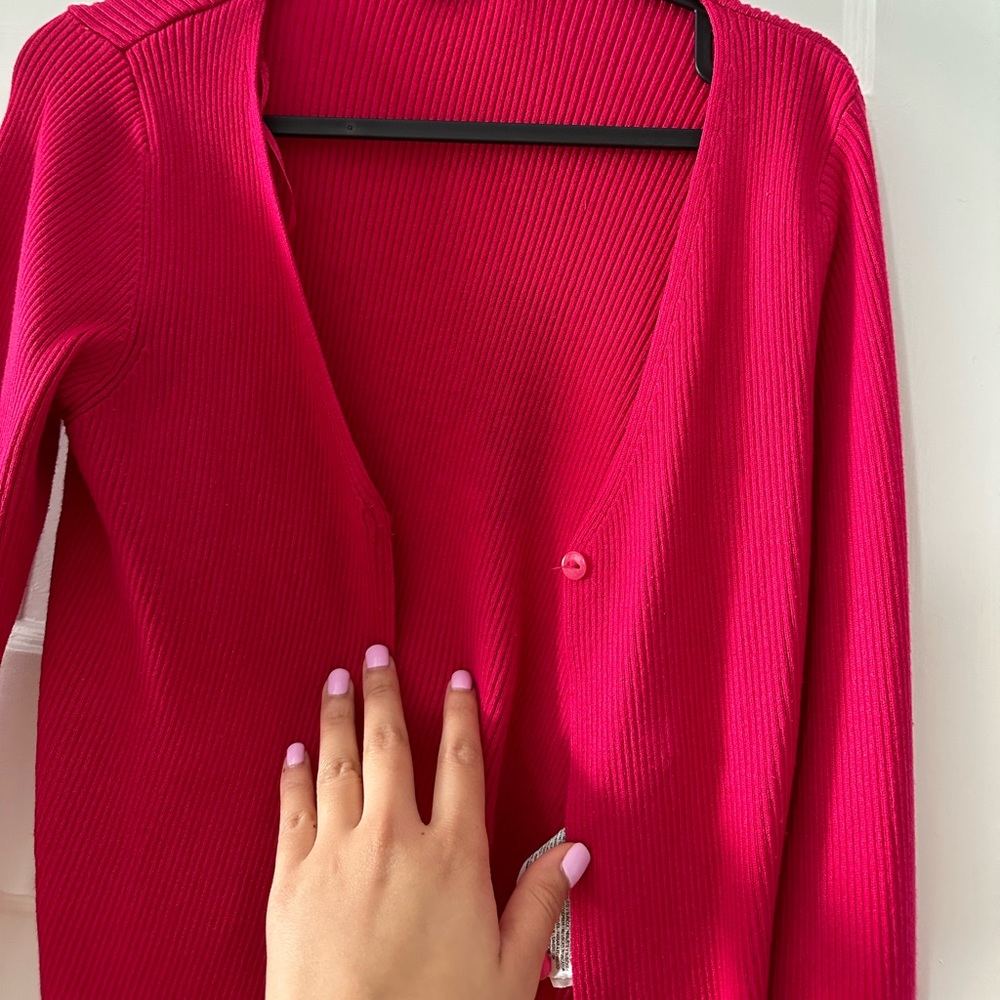 Primark pink cardigan